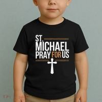 Women St. Michael Patronage Catholic Confirmation Gift Toddler T-Shirt thumb 2