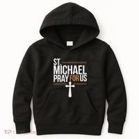 Women St. Michael Patronage Catholic Confirmation Gift Kids Hoodie thumb 0