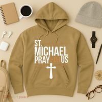 Women St. Michael Patronage Catholic Confirmation Gift Hoodie thumb 3
