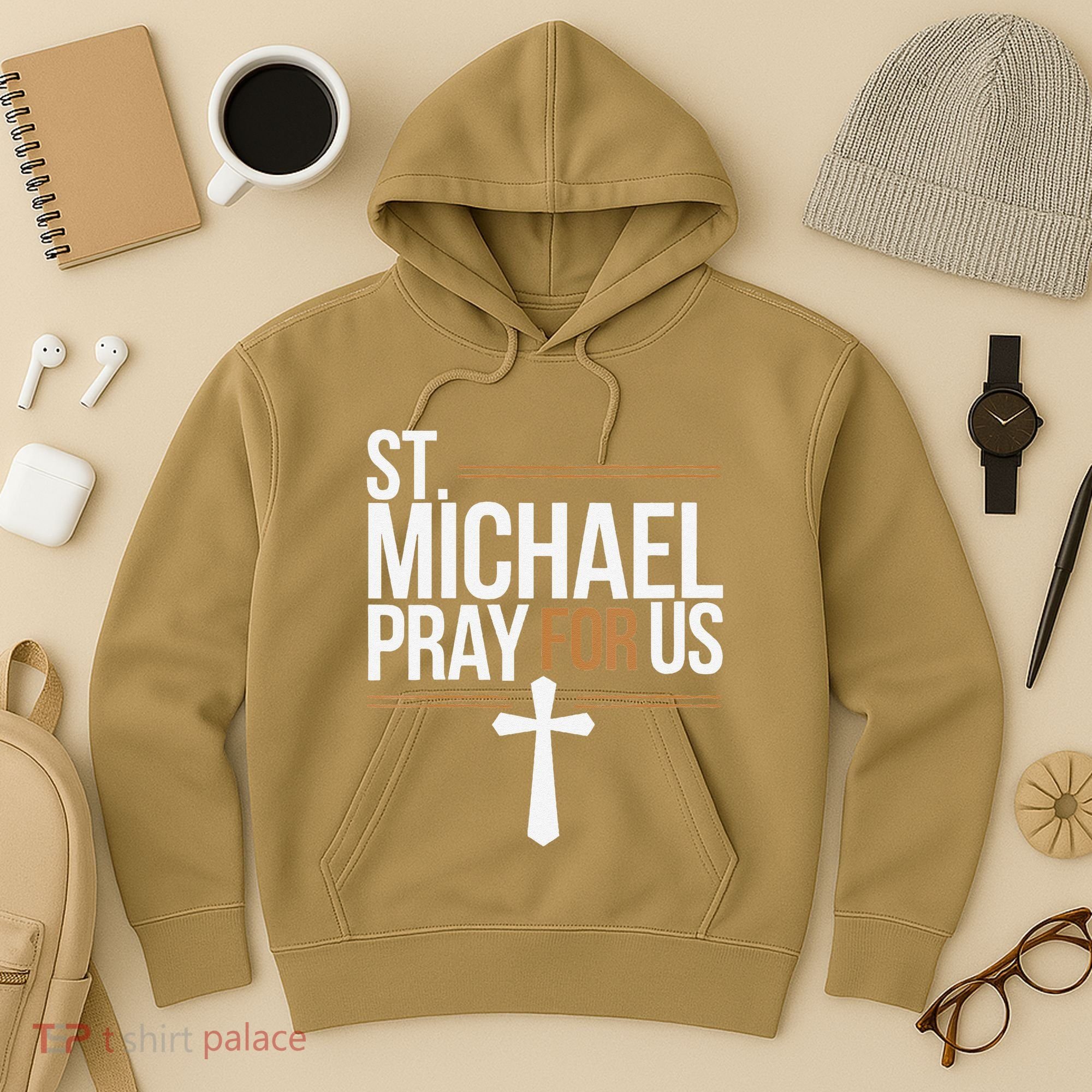 Women St. Michael Patronage Catholic Confirmation Gift Hoodie