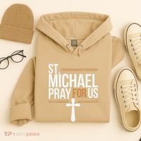 Women St. Michael Patronage Catholic Confirmation Gift Hoodie thumb 4
