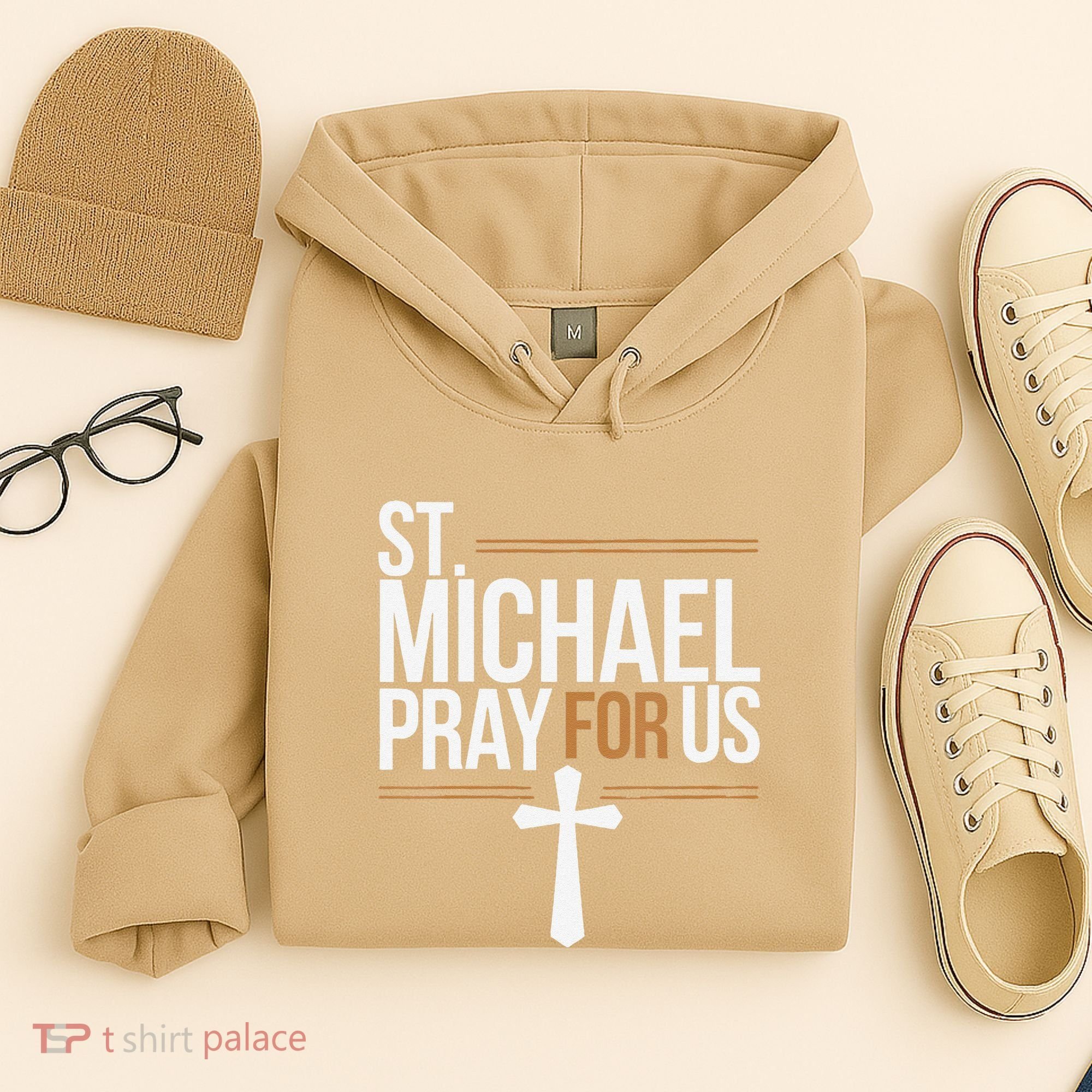 Women St. Michael Patronage Catholic Confirmation Gift Hoodie
