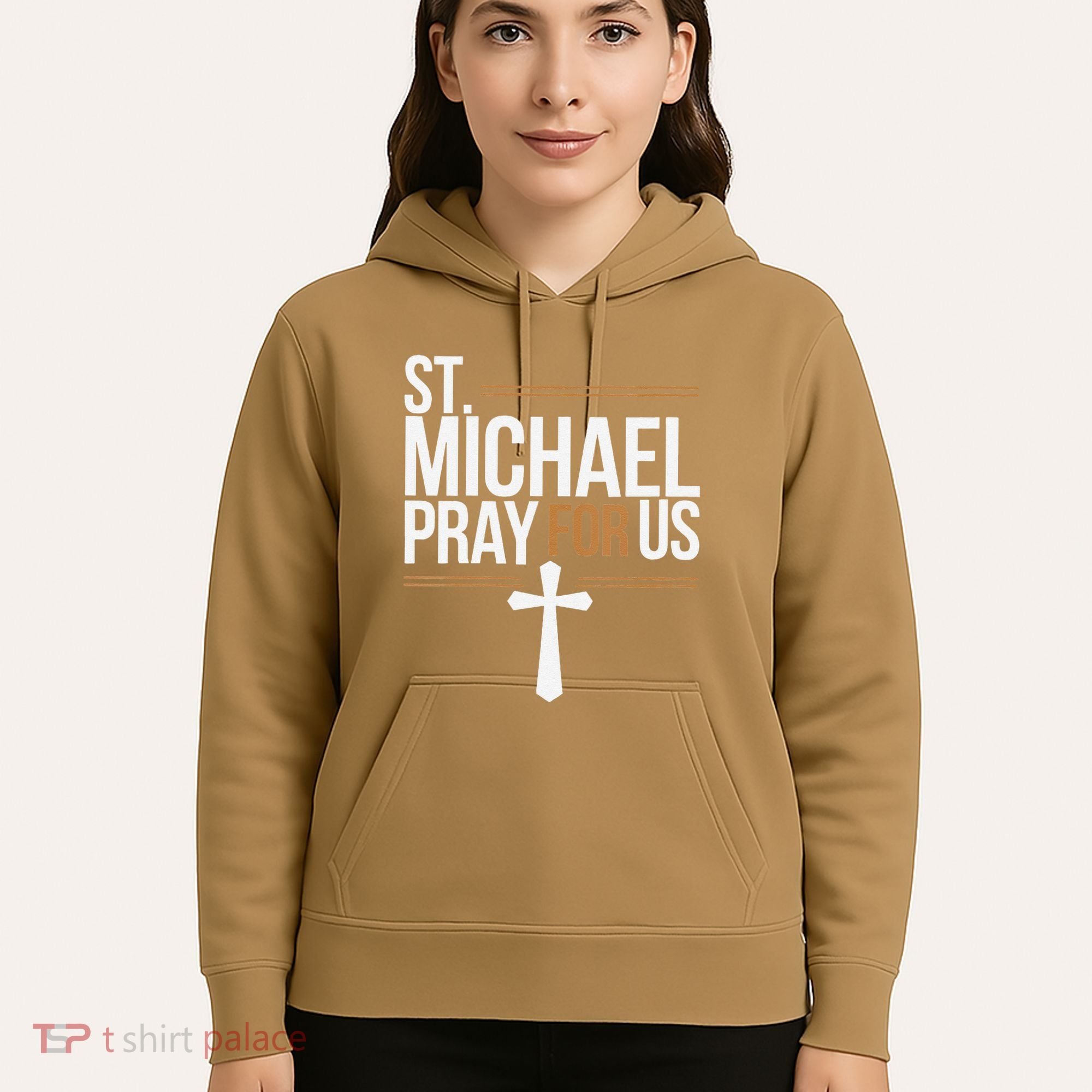 Women St. Michael Patronage Catholic Confirmation Gift Hoodie