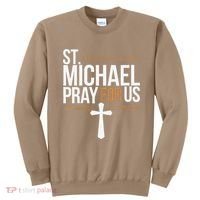 Women St. Michael Patronage Catholic Confirmation Gift Sweatshirt thumb 0