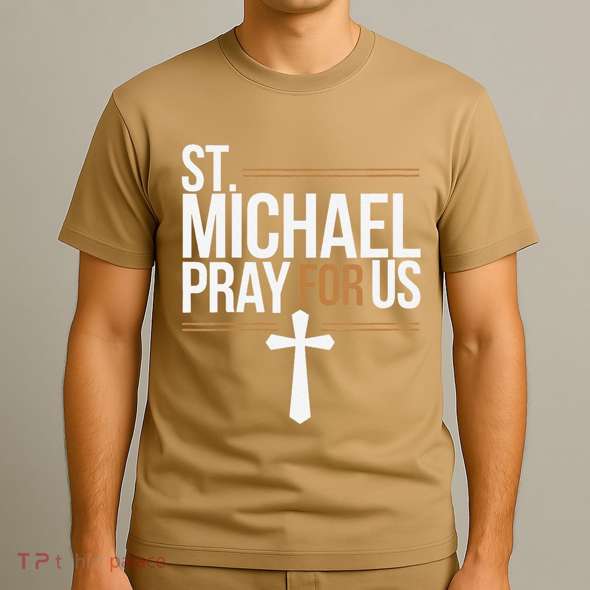 Women St. Michael Patronage Catholic Confirmation Gift T-Shirt