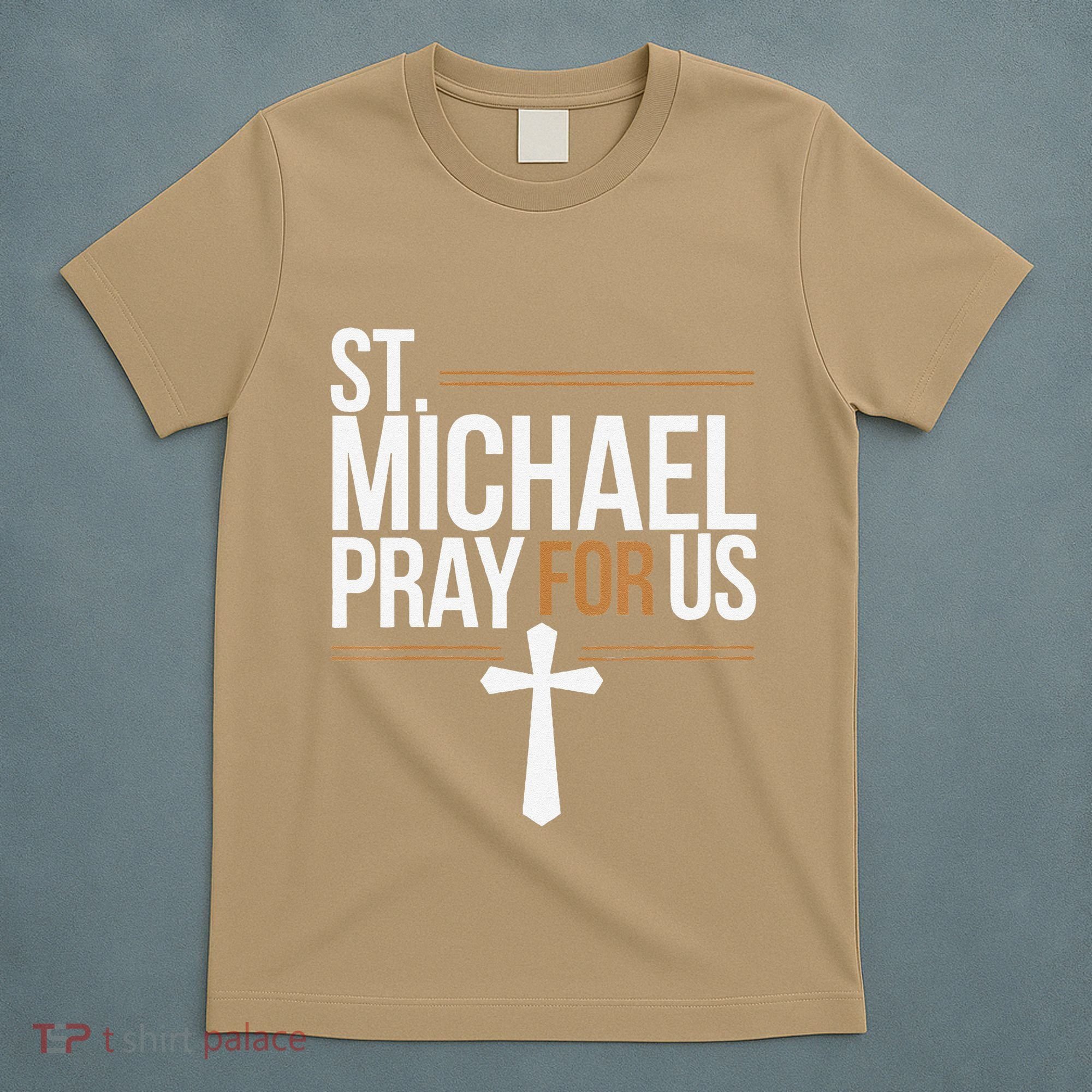 Women St. Michael Patronage Catholic Confirmation Gift T-Shirt