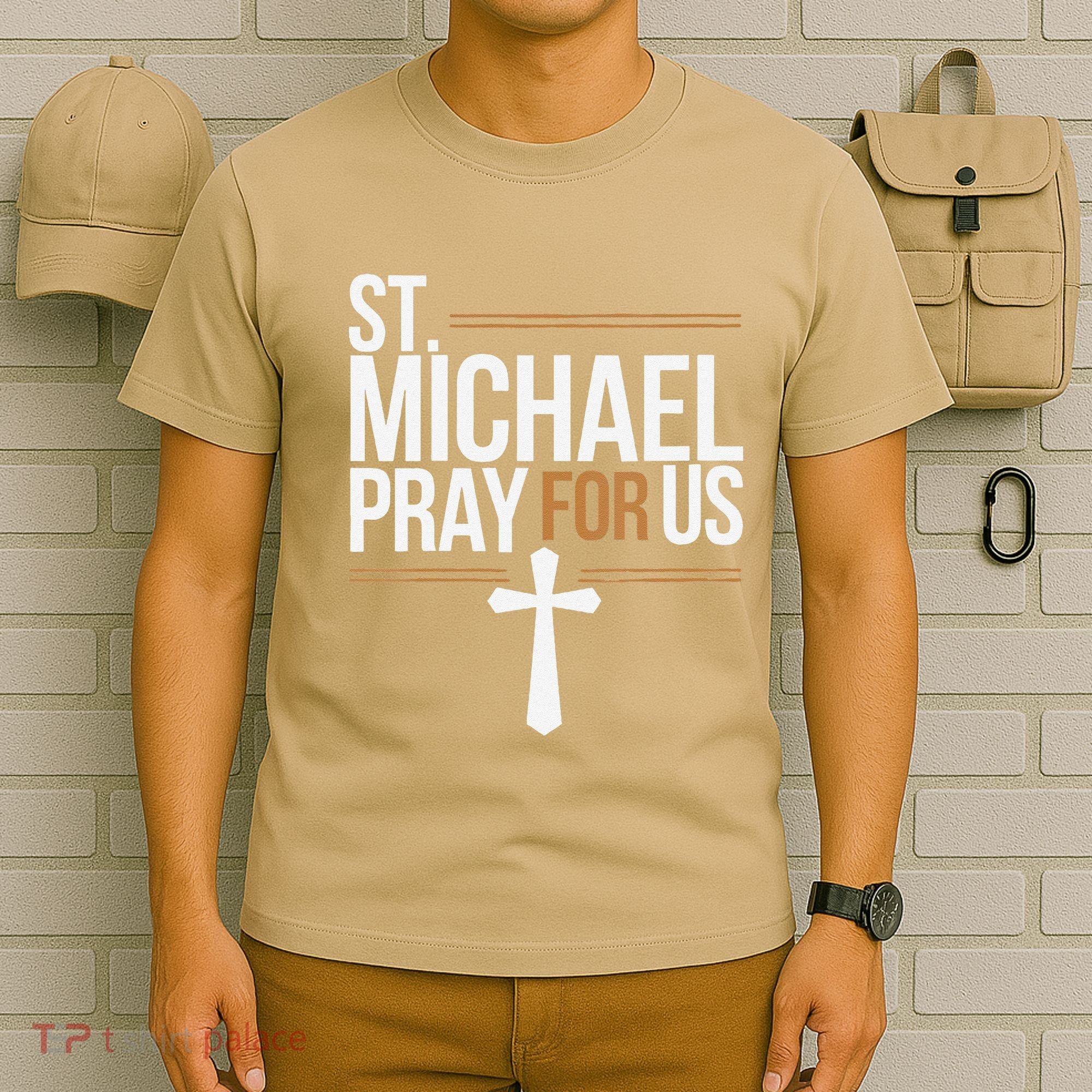 Women St. Michael Patronage Catholic Confirmation Gift T-Shirt