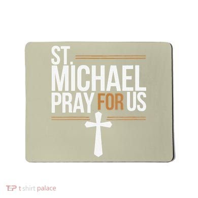 Women St. Michael Patronage Catholic Confirmation Gift Mousepad
