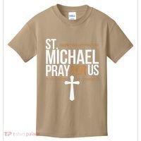 Women St. Michael Patronage Catholic Confirmation Gift Kids T-Shirt thumb 0