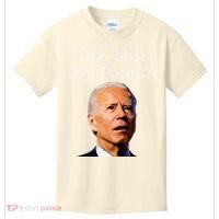 Who Shit My Pants Funny Anti Joe Biden Kids T-Shirt thumb 0