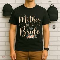 Wedding Showers Mom From Bride Mother Of The Bride T-Shirt thumb 6