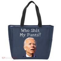 Who Shit My Pants Funny Anti Joe Biden Tote Bag thumb 0