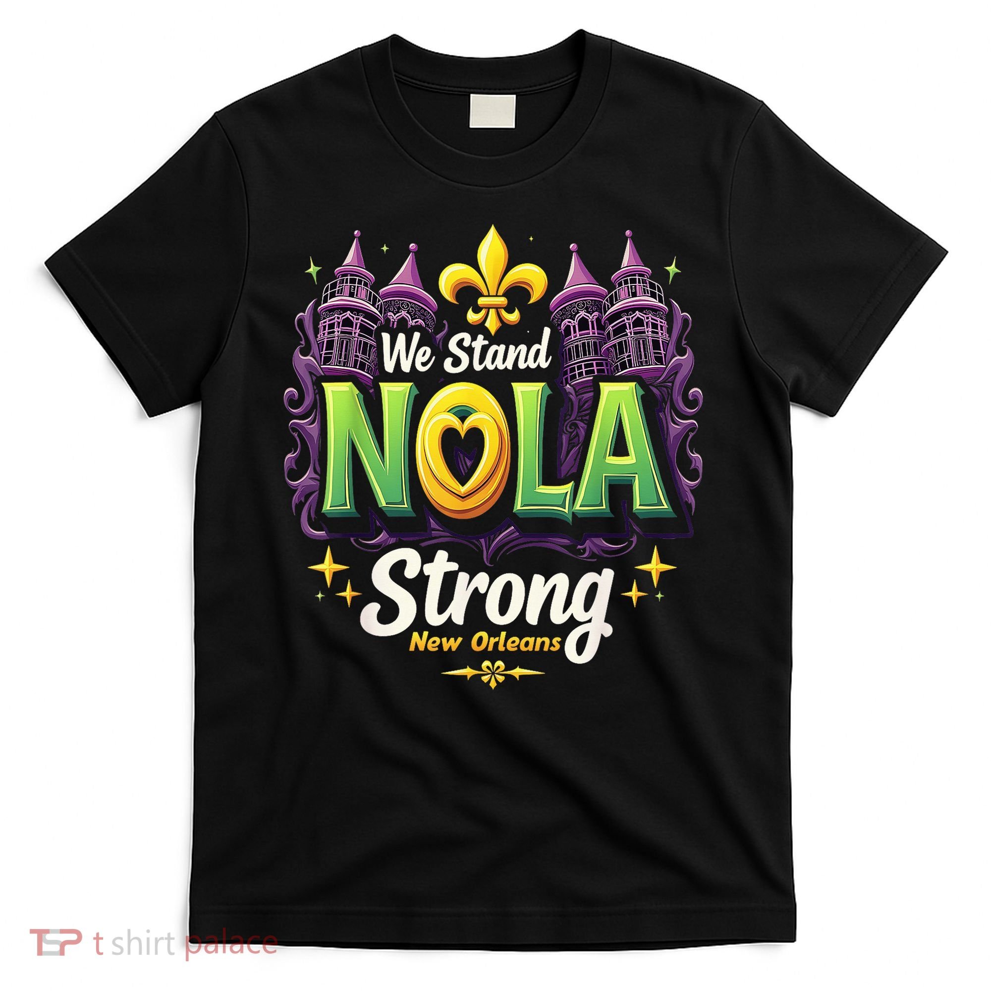 We Stand Nola Strong New Orleans Traveling Lovers Costume T-Shirt