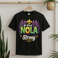 We Stand Nola Strong New Orleans Traveling Lovers Costume T-Shirt thumb 2