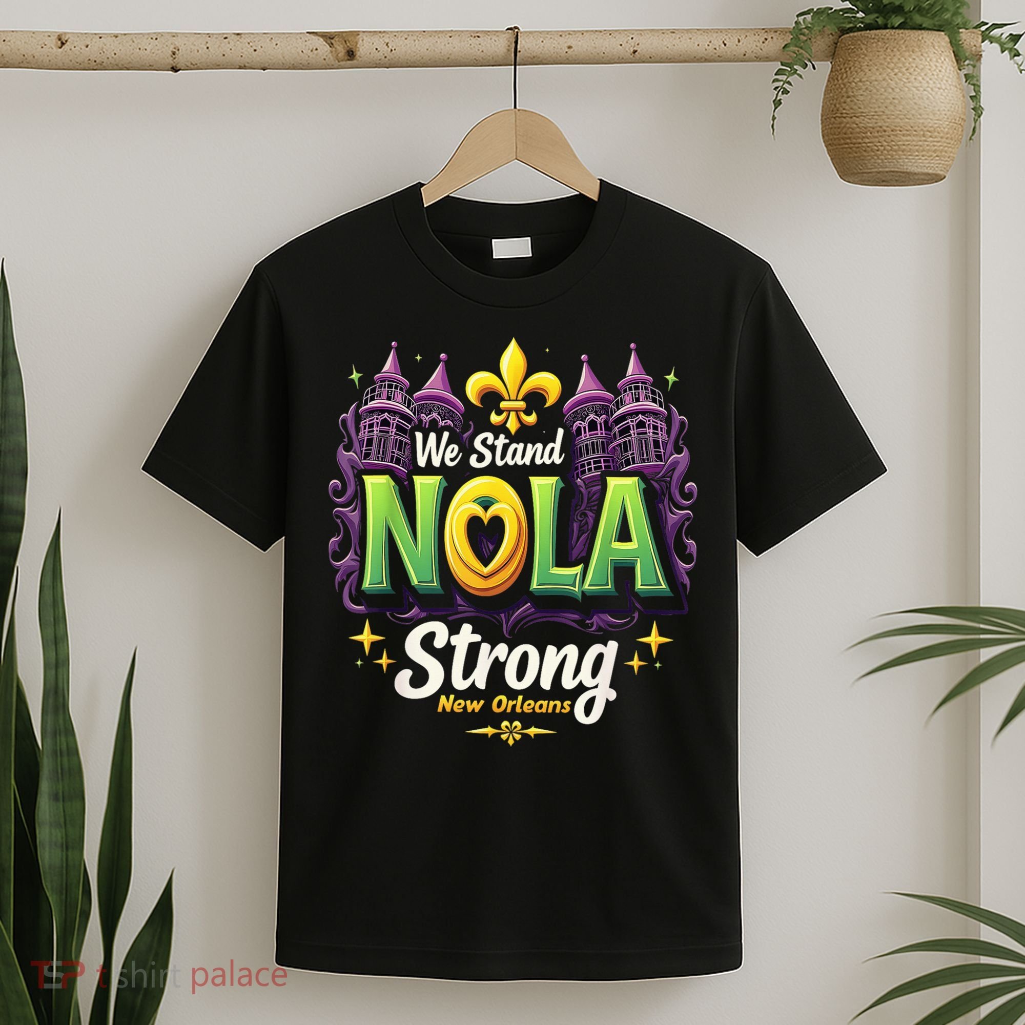 We Stand Nola Strong New Orleans Traveling Lovers Costume T-Shirt