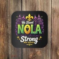 We Stand Nola Strong New Orleans Traveling Lovers Costume Coaster thumb 0