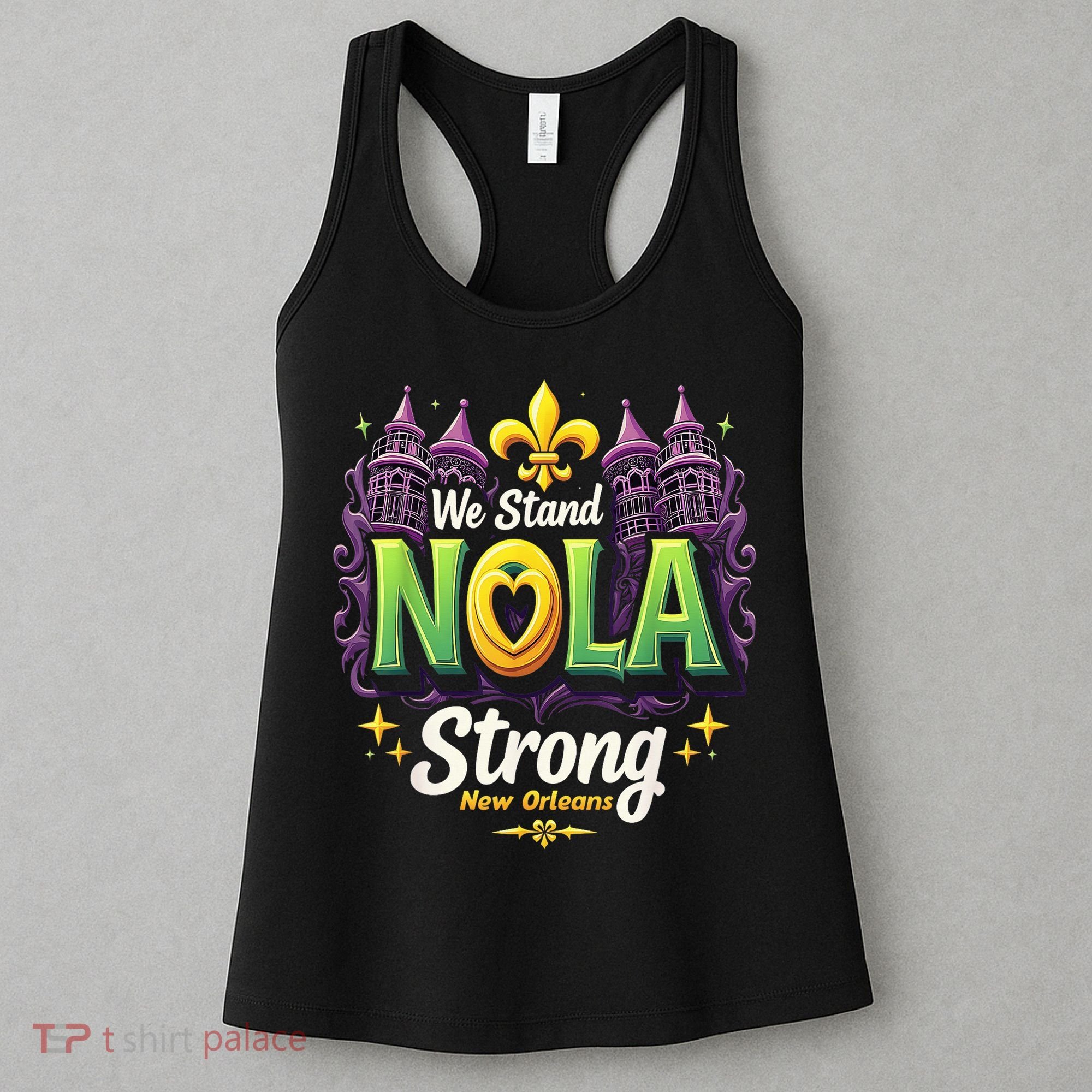 We Stand Nola Strong New Orleans Traveling Lovers Costume Women's Tank Top