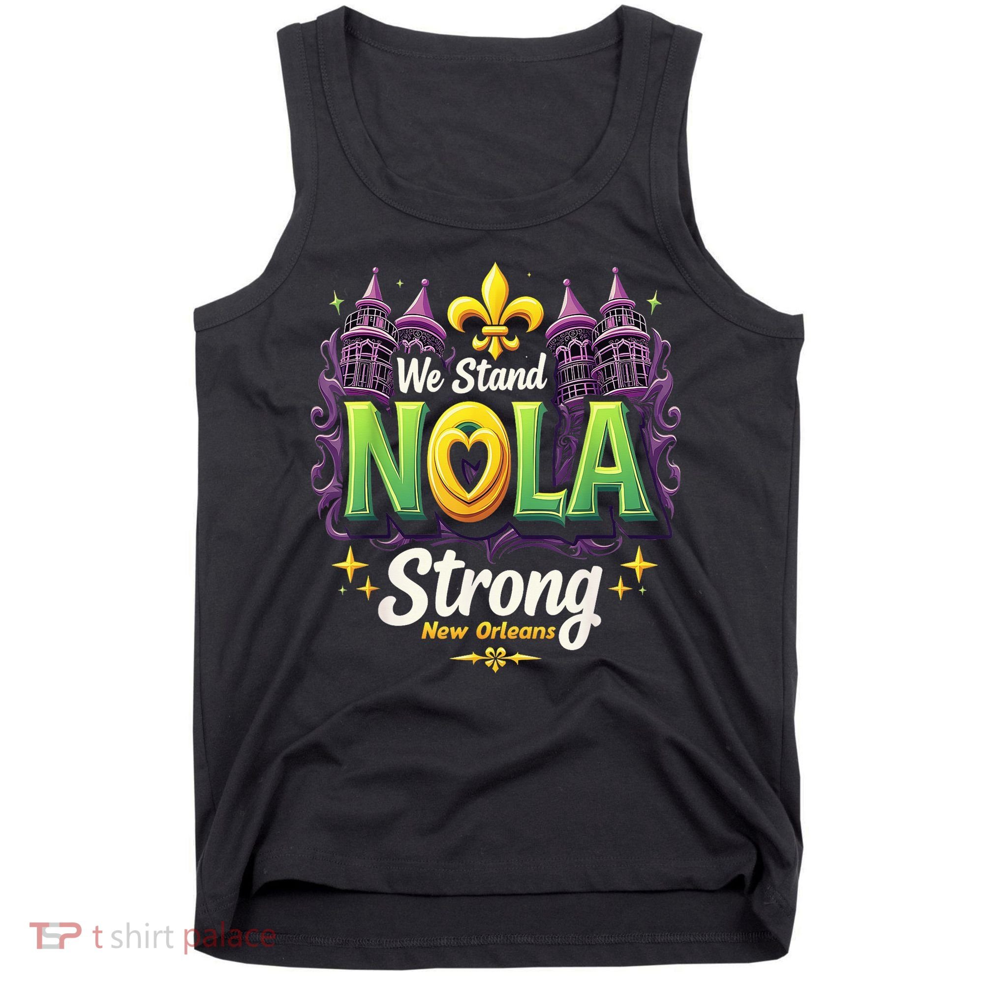 We Stand Nola Strong New Orleans Traveling Lovers Costume Tank Top
