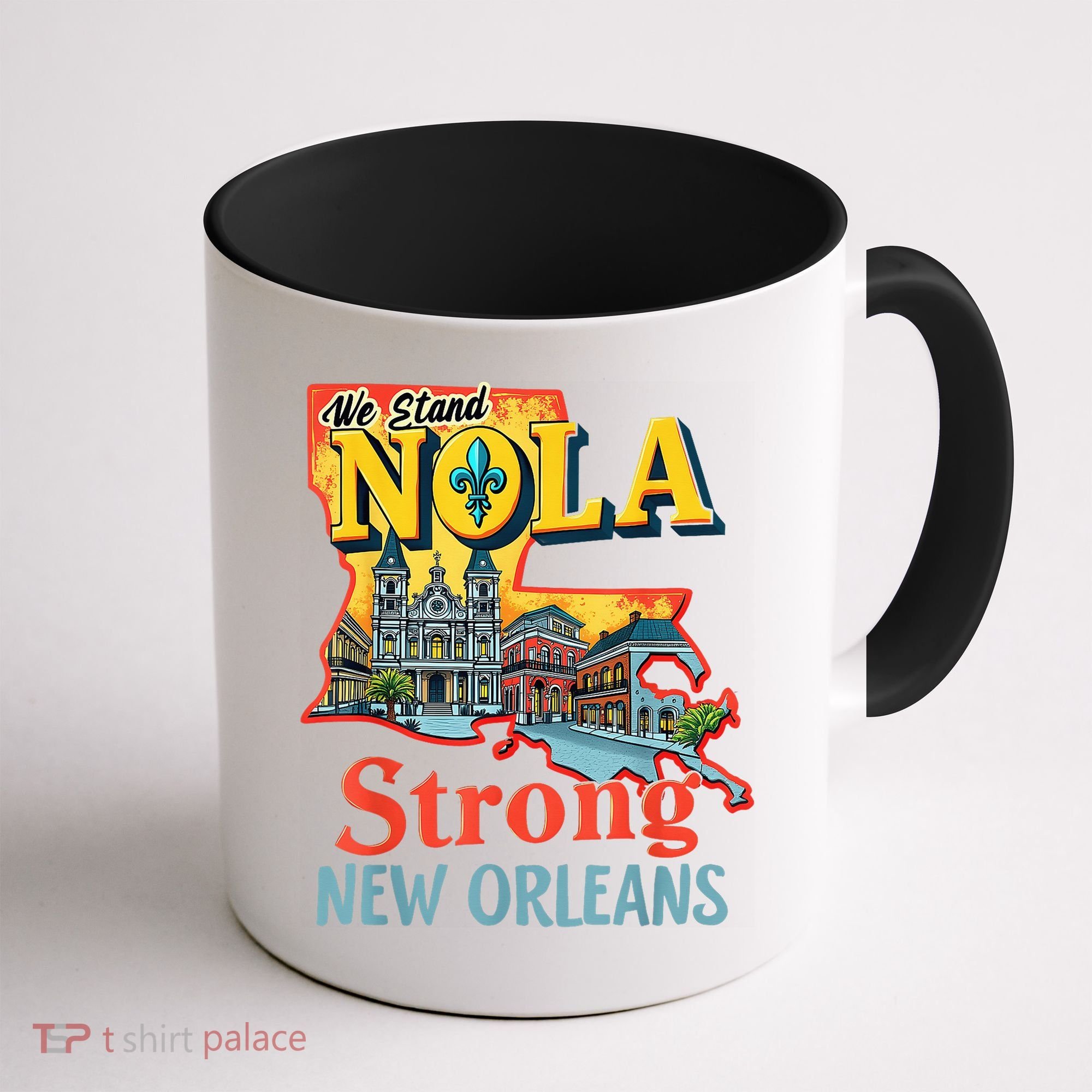 We Stand Nola Strong New Orleans Traveling Lovers Graphic Coffee Mug