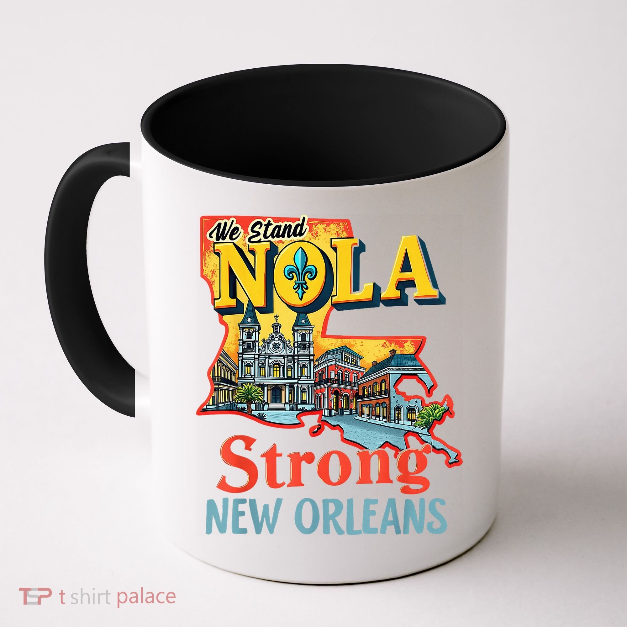 We Stand Nola Strong New Orleans Traveling Lovers Graphic Coffee Mug