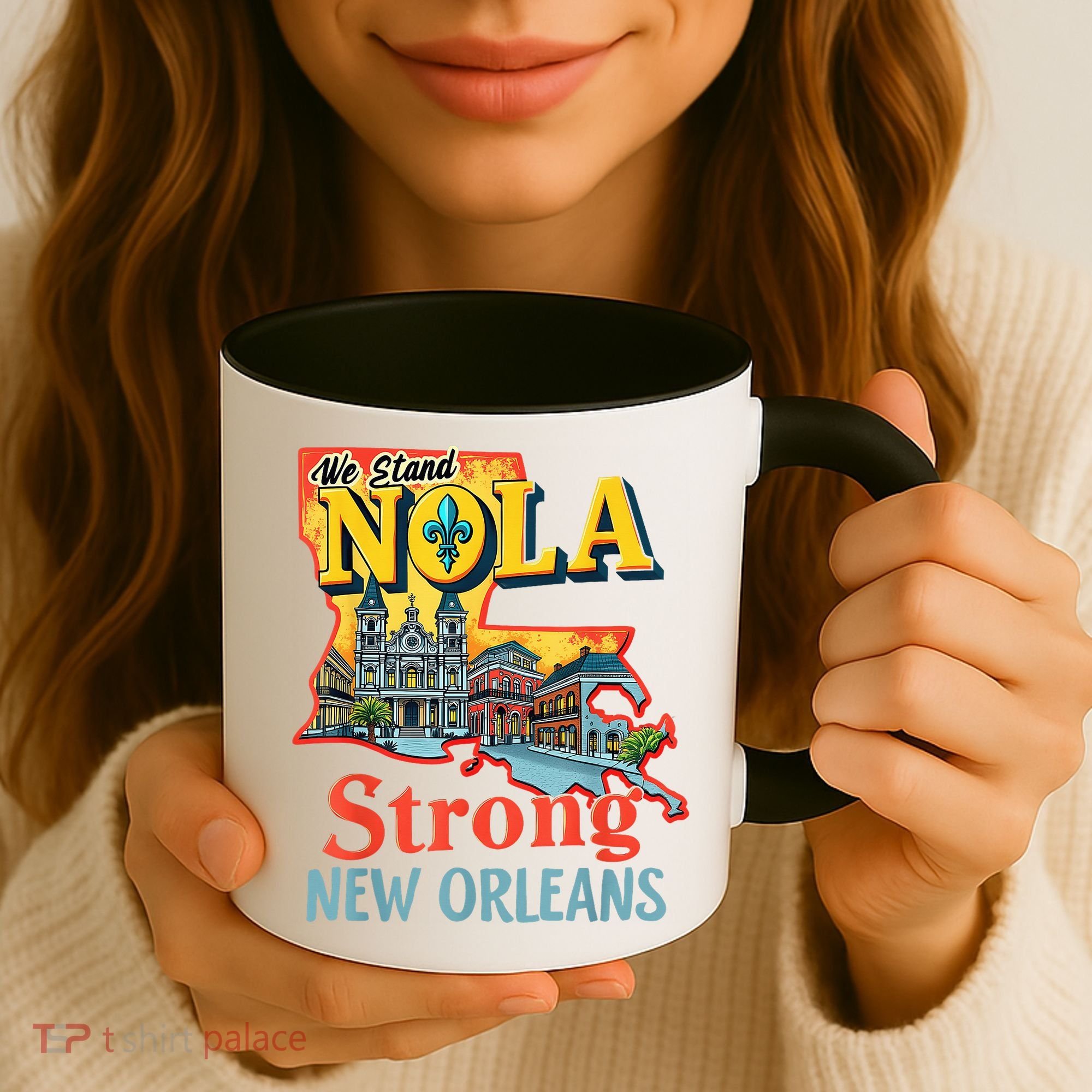 We Stand Nola Strong New Orleans Traveling Lovers Graphic Coffee Mug