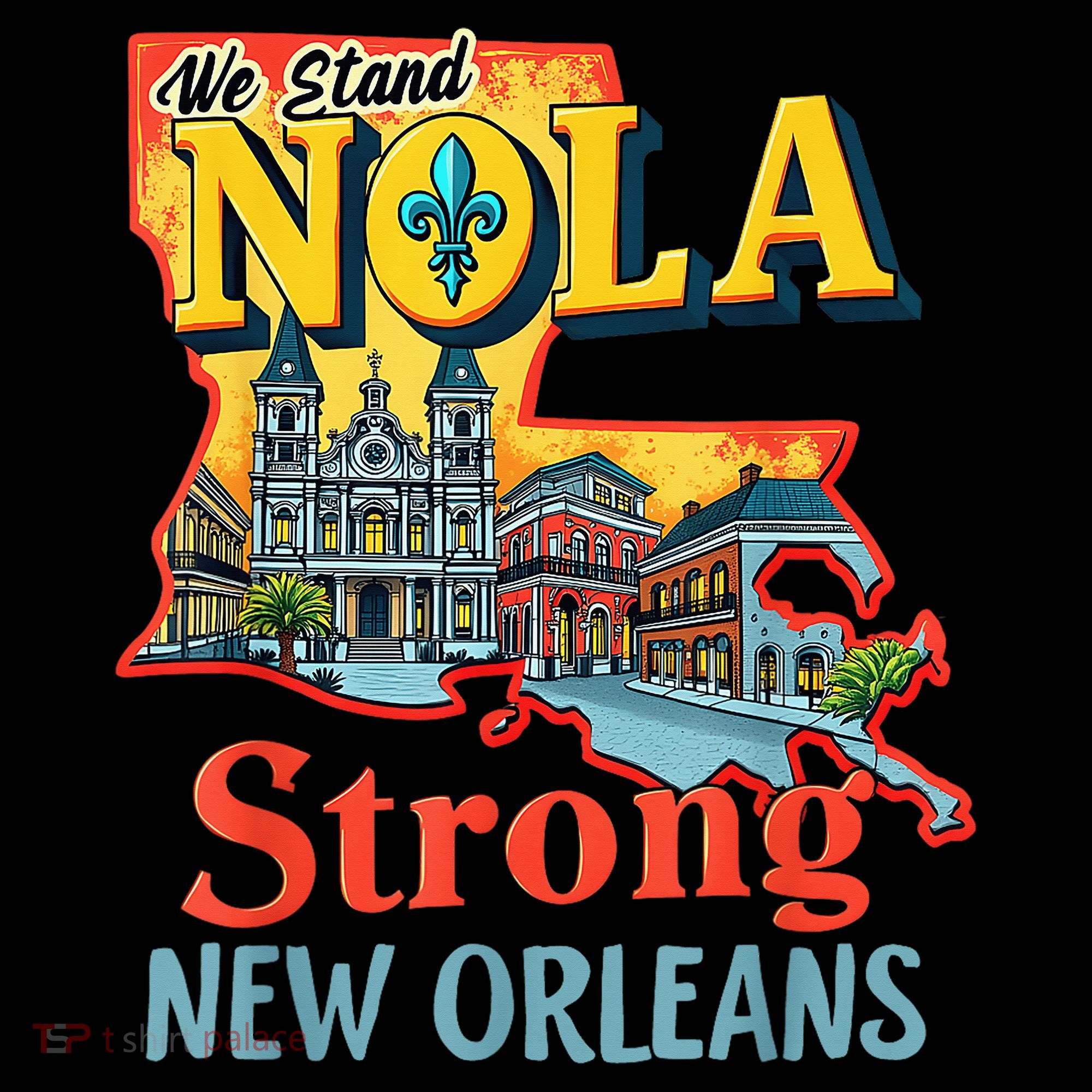 We Stand Nola Strong New Orleans Traveling Lovers Graphic Coffee Mug