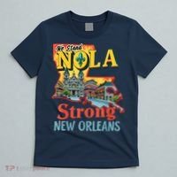 We Stand Nola Strong New Orleans Traveling Lovers Graphic T-Shirt thumb 5