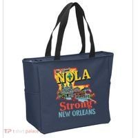 We Stand Nola Strong New Orleans Traveling Lovers Graphic Tote Bag thumb 2
