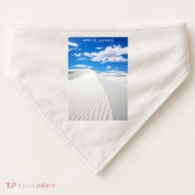 White Sands National Park USA-Made Doggie Bandana