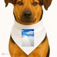 White Sands National Park USA-Made Doggie Bandana thumb 1
