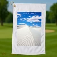 White Sands National Park Golf Towel thumb 1