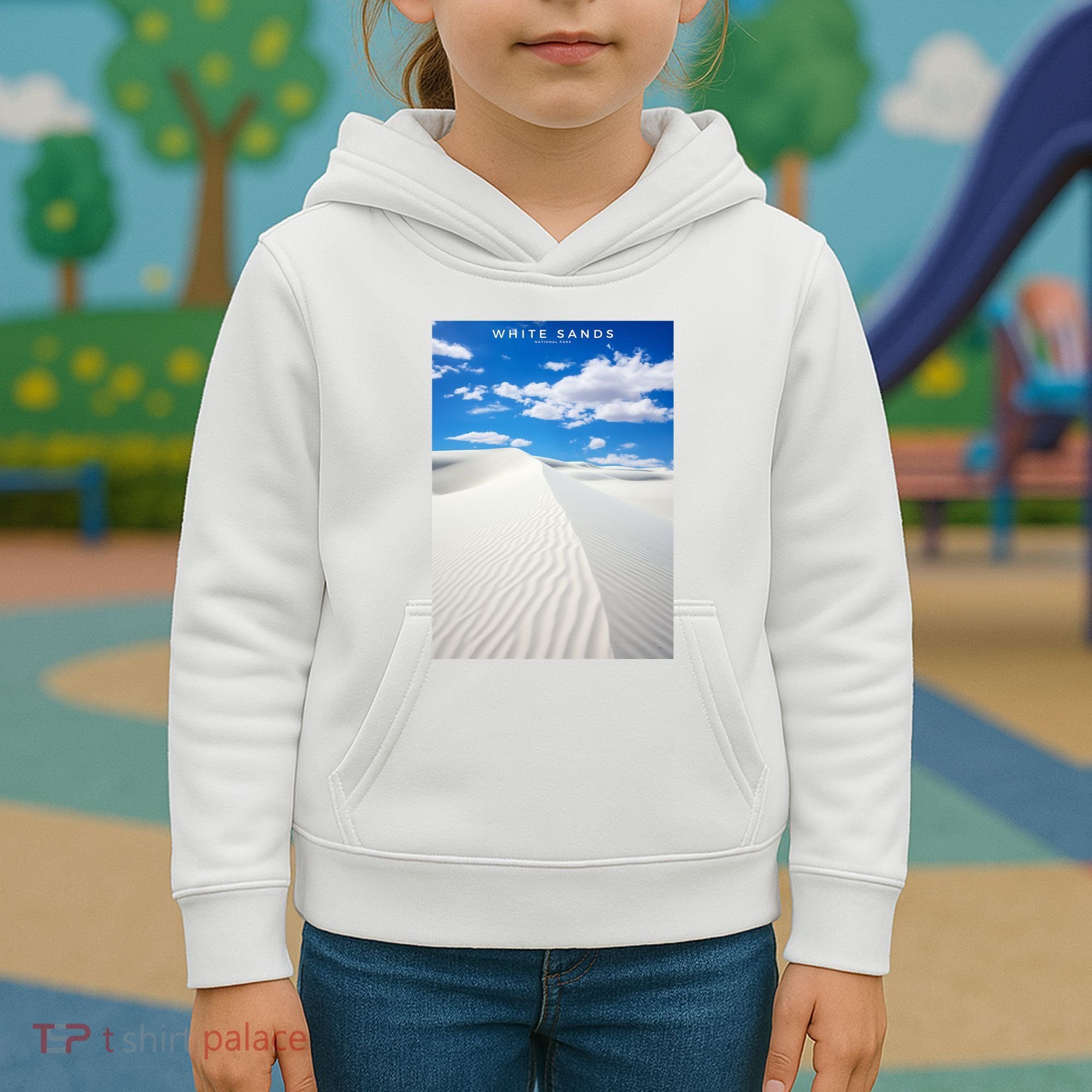 White Sands National Park Kids Hoodie