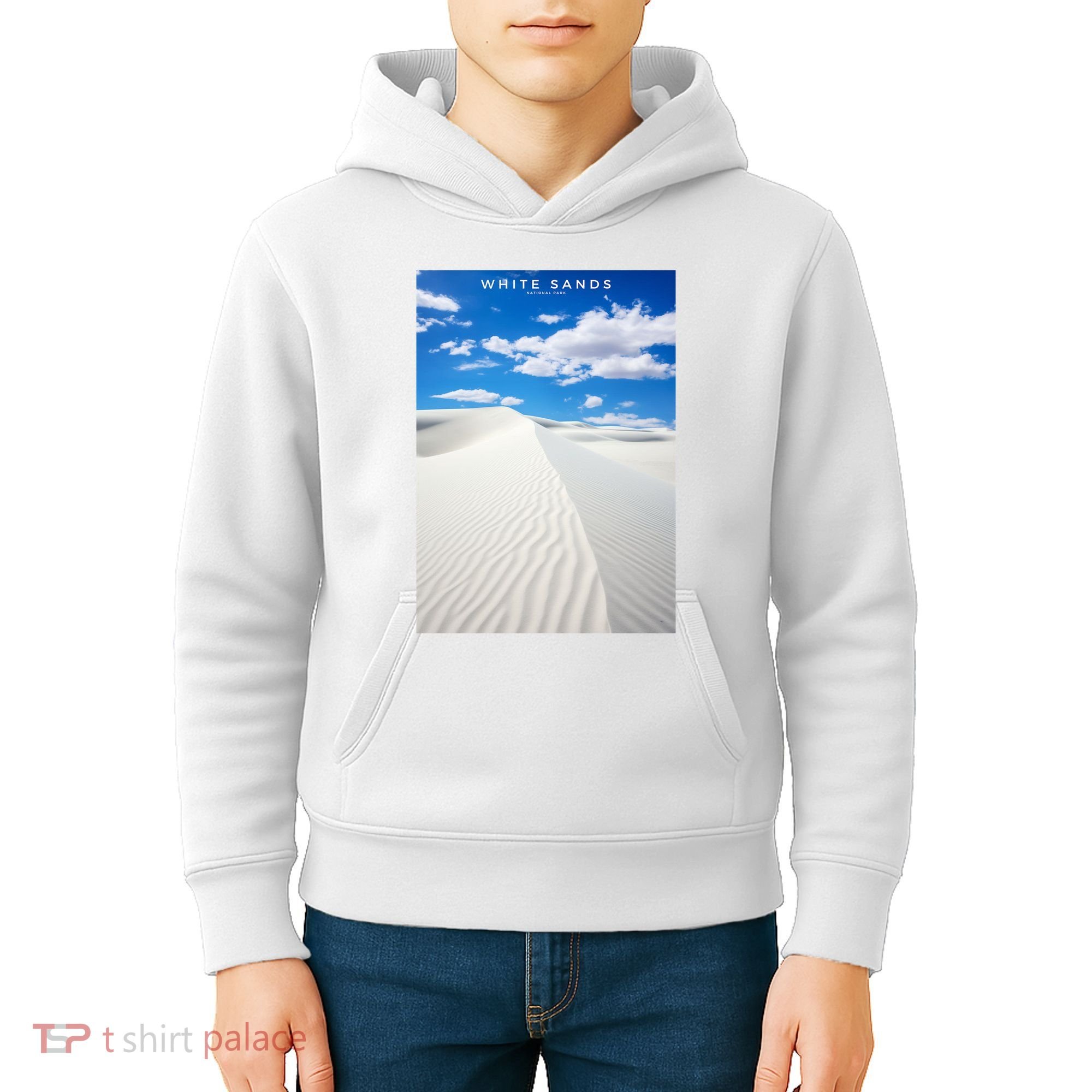 White Sands National Park Kids Hoodie