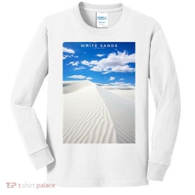 White Sands National Park Kids Long Sleeve Shirt