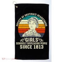 Womens Society Of Obstinate Headstrong Jane Austen Golf Towel thumb 0