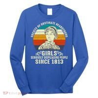 Womens Society Of Obstinate Headstrong Jane Austen Long Sleeve Shirt thumb 0