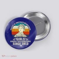 Womens Society Of Obstinate Headstrong Jane Austen Button thumb 0