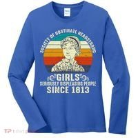 Womens Society Of Obstinate Headstrong Jane Austen Women's Long Sleeve Shirt thumb 0