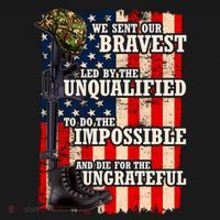 We Sent Our Bravest Support Military Veterans USA Flag Women's Hoodie thumb 2