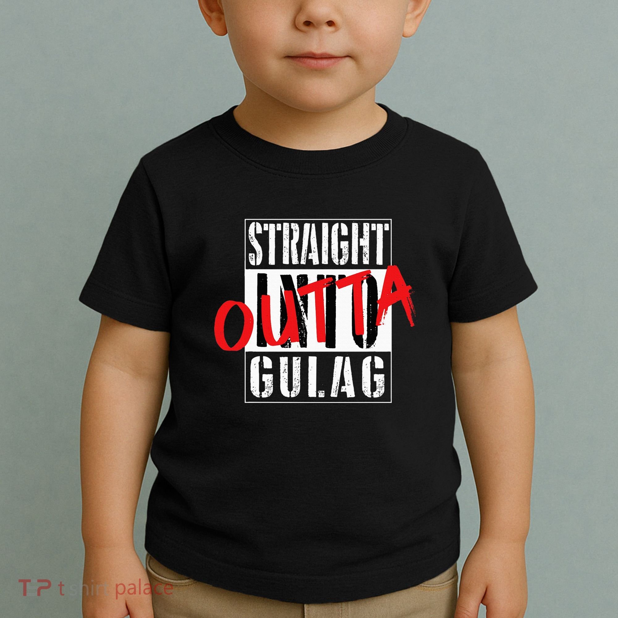 Warzone Straight Outta Gulag Duty Call Gamer Gift Toddler T-Shirt