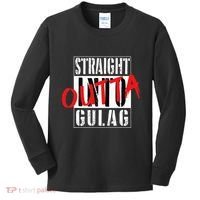 Warzone Straight Outta Gulag Duty Call Gamer Gift Kids Long Sleeve Shirt thumb 0