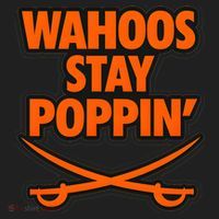Wahoos Stay Poppin Funny Football Women's Sweatshirt thumb 2