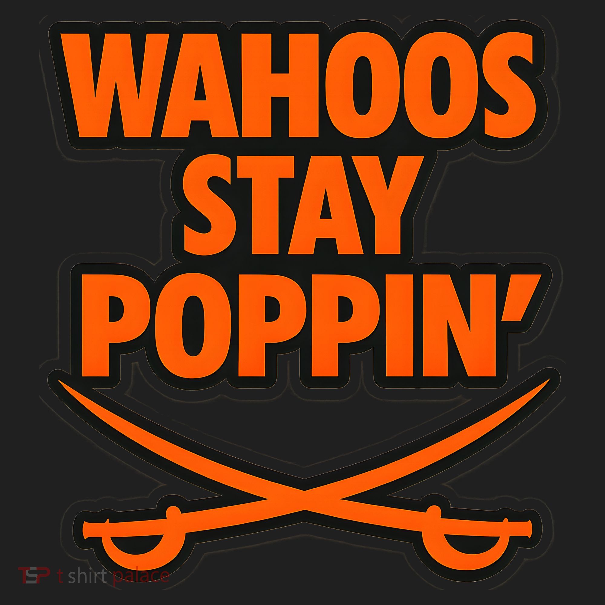 Wahoos Stay Poppin Funny Football Women's Sweatshirt