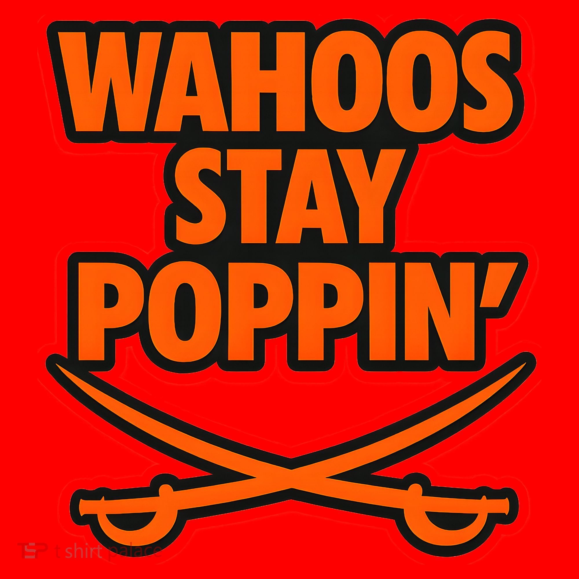 Wahoos Stay Poppin Funny Football Santa Hat