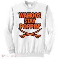 Wahoos Stay Poppin Funny Football Sweatshirt thumb 0