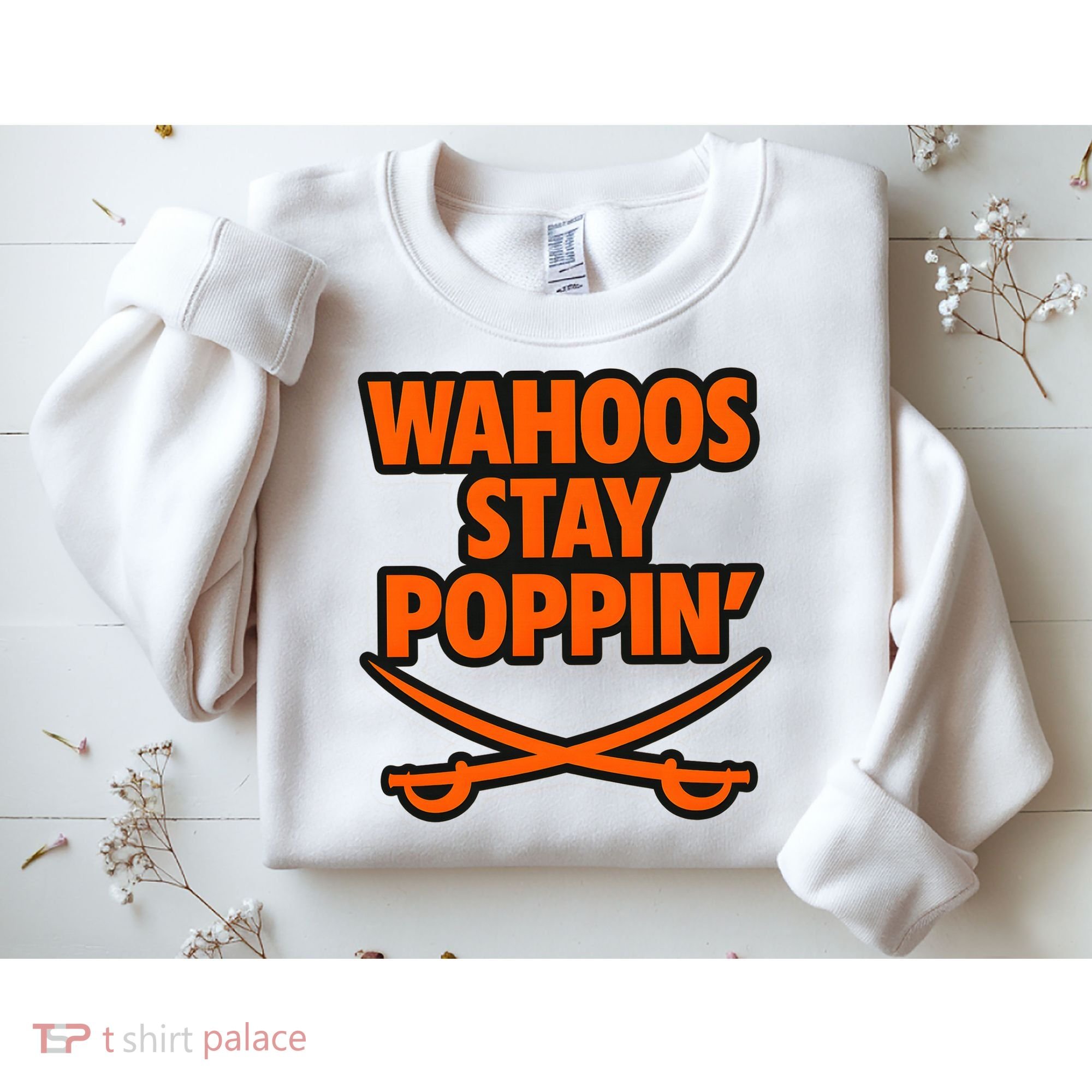 Wahoos Stay Poppin Funny Football Sweatshirt