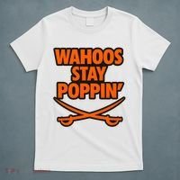 Wahoos Stay Poppin Funny Football T-Shirt thumb 5