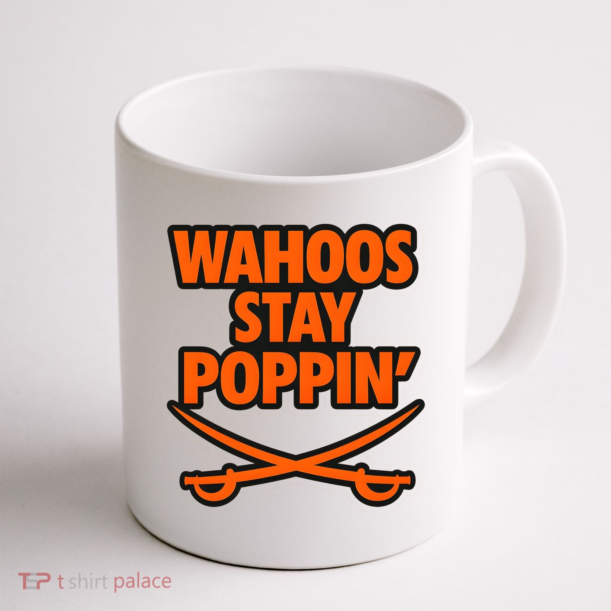 Wahoos Stay Poppin Funny Football Coffee Mug
