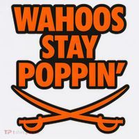 Wahoos Stay Poppin Funny Football Women's Hoodie thumb 2