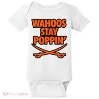 Wahoos Stay Poppin Funny Football Baby Bodysuit thumb 0